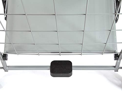 MacSports Heavy Duty Rolling Cart | 250 lbs Capacity | Foldable Design for Indoor Use | Ideal for Storage & Organization